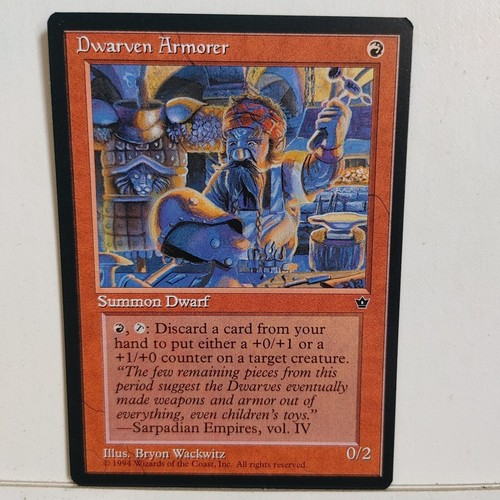 Dwarven armorer mtg - dwarven,