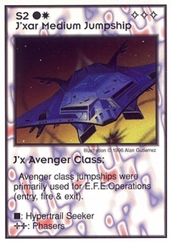 Xar medium jumpship - j'xar, avenger