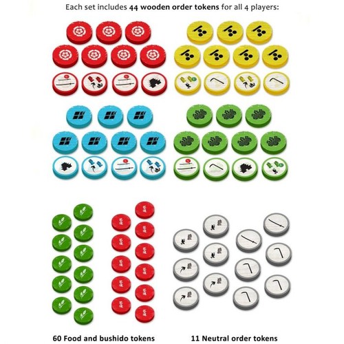 Small samurai empires token - samurai,