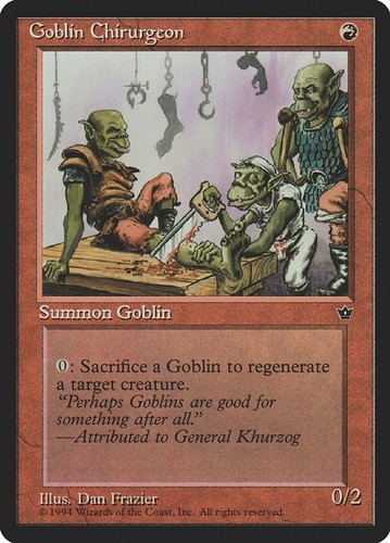 Goblin chirurgeon - chirurgeon, (frazier)